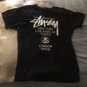 Stussy Large tour shirt.